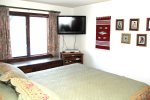Mammoth Lakes Rental Sunrise 46 - Master Bedroom has a flat screen TV